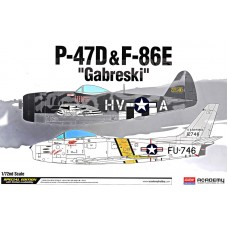 Винищувачі: P-47D та F-86E "Gabreski"