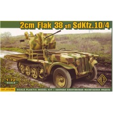 Модель зенітної установки 2cm Flak 38 sfl SdKfz.10/4