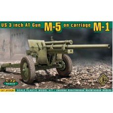 Американська 3 дюймова протитанкова гармата М-5 на лафеті від M-1