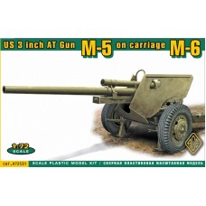 Американська 3-дюймова протитанкова гармата на лафеті M6 (пізній варіант)