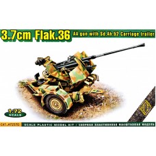 Зенітна гармата FlaK.36 3.7cm на причепі Sd.Ah.52