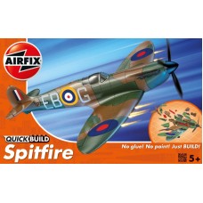 Британський винищувач Spitfire (швидка збірка без клею)