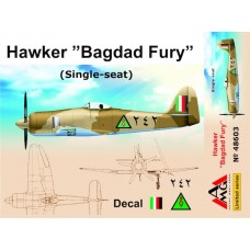 Винищувач Hawker "Bagdad Fury" (одномісний)