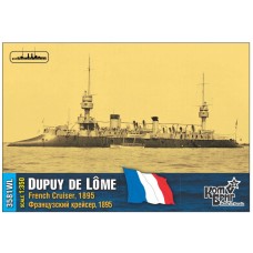 Французький крейсер "Dupuy de Lome", 1895 (Корпус по ватерлінії)