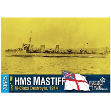 Эсминец HMS Mastiff M-класса, 1914