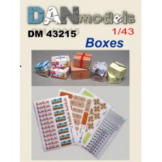Матеріал для діорам із паперу: картонні коробки в асортименті. Набір 1