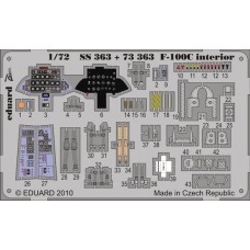 Фототравлення 1/72 F-100C інтер'єр (кольорове, рекомендовано для Trumpeter)