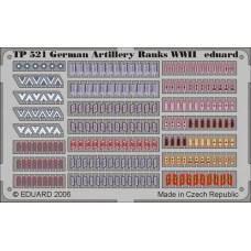 Фототравлення 1/35 кольорове, відзнаки німецьких артилеристів періоду ВВВ