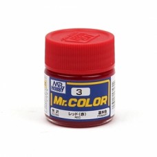 Фарба емалева "Mr. Color" червона, 10 мл