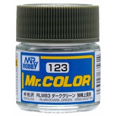 Фарба емалева "Mr. Color" темно-зелена RLM83, 10 мл