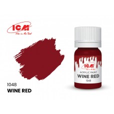 Акрилова фарба ICM, червоне вино