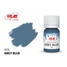 Акрилова фарба ICM, сіро-синій