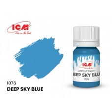 Акрилова фарба ICM, насичений небесно-синій