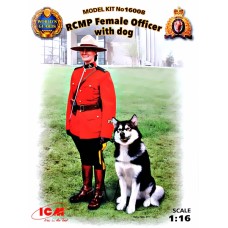 Офіцер Королівської Канадської Кінної Поліції із собакою