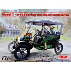 Ford T 1911 Touring з американськими автолюбителями
