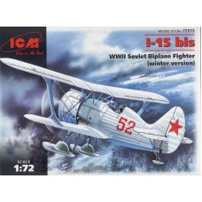 Радянський винищувач I-15bis (зимовий варіант)