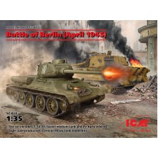 Битва за Берлин (апрель 1945 г.) (T-34-85, King Tiger) (две модели в наборе)