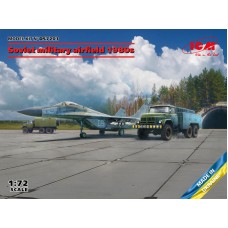 Радянський військовий аеродром, 1980-ті. (Мікоян-29 "9-13", АПА-50М (ЗіЛ-131), командирська машина ЗіЛ-131)