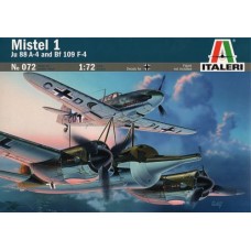 Самолеты "Mistel 1": Истребитель Ме-109 F-4 и бомбардировщик Ju 88 A-4