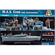 Масштабні фігурки команди торпедного катера M.A.S. з набором деталей