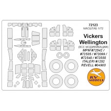 Маска для моделі літака Vickers Wellington (Special Hobby)
