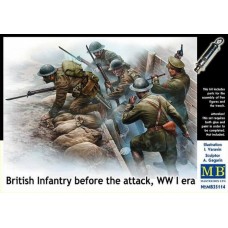 Британская пехота перед атакой, Первая мировая война