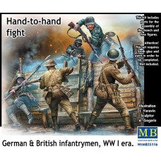 Німецькі та британські піхотинці, Перша світова війна