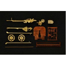 Станковий великокаліберний кулемет ДШКМ, калібр 12,7 на 2-х колісному верстаті (СРСР)