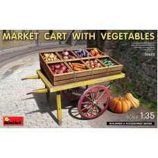 Ринковий візок із овочами