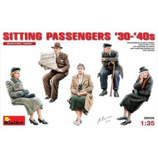 Пасажири, що сидять 30-х 40-х років