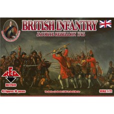 Британська піхота 1745 року. повстання якобитів