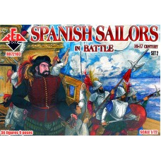 Іспанські моряки в битві 16-17 століття.