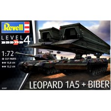 Танк Leopard 1A5 та танковий мостоукладач Bridgelayer Biber