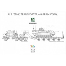 Американський тягач M1070 & M1000 70 тонн із танком Abrams