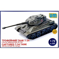 Трофейний танк Т-34 з 88 мм гарматою KwK 36L / 36