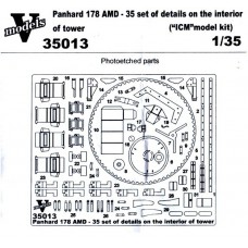 Набір фототравлення для Panhard 178 AMD-35 інтер'єр (ICM)