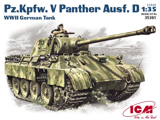 Танк Pz.Kpfw.V Panther Ausf.D ICM
