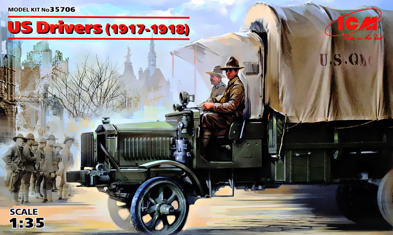Американские водители 1917-1918 годов, 2 фигуры ICM